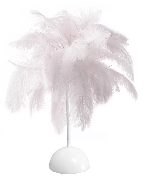 Load image into Gallery viewer, Feather Lamp,Lamps for Night Stands,Nightstand Lamp, Bedroom Table Lamp, Decorations for Bedroom, Mother&#39;S Day Gifts(White)
