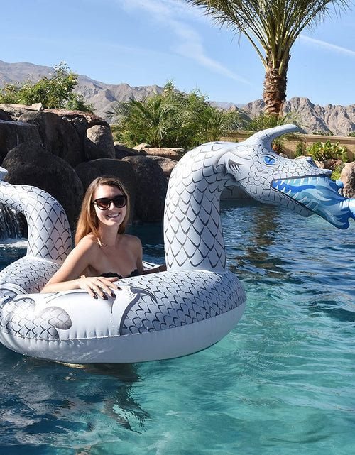 Load image into Gallery viewer, Dragon Party Tube Inflatable Rafts - Choose from Fire Dragon and Ice Dragon, Pool Floats for Adults and Kids
