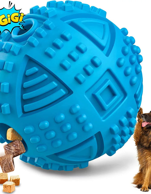 Load image into Gallery viewer, Dog Balls Treat Dispensing Dog Toys, Dog Toys for Aggressive Chewers Large Breed, Squeaky Dog Chew Toys for Large Dogs, Natural Rubber Dog Puzzle Toys, Tough IQ Dog Treat Balls
