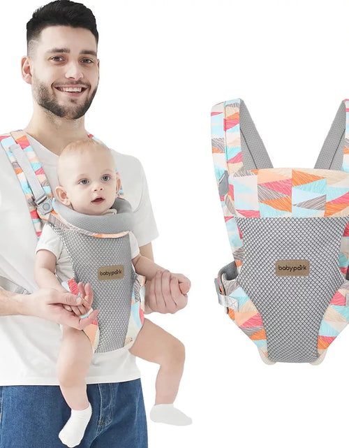 Load image into Gallery viewer, Baby Carrier, 4-In-1 Colorful Baby Carrier, Front and Back Baby Sling with Adjustable Holder
