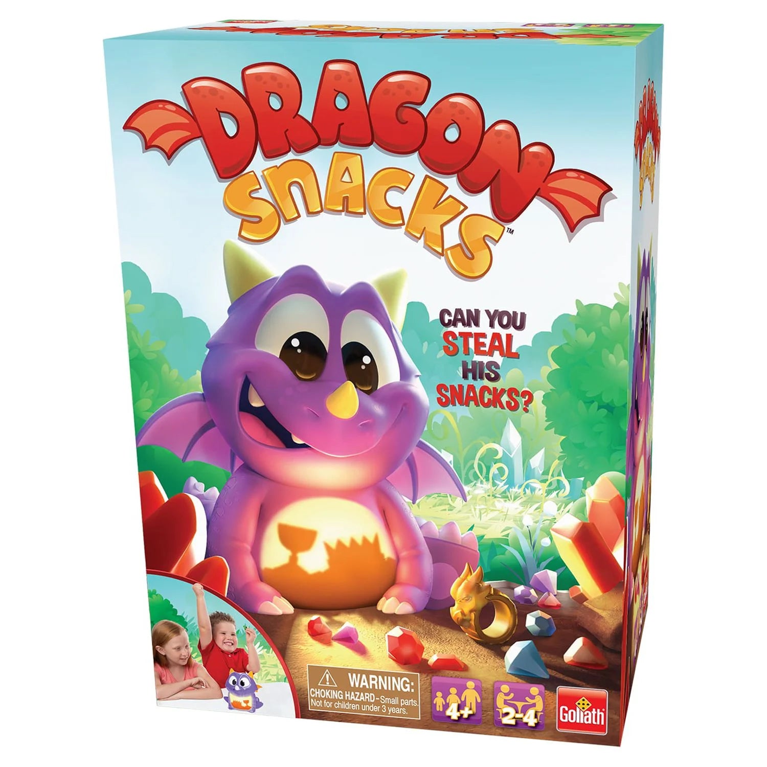 Dragon Snacks Family Game- Find the Treasure & Win, Children 4+ Years