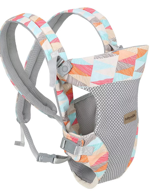 Load image into Gallery viewer, Baby Carrier, 4-In-1 Colorful Baby Carrier, Front and Back Baby Sling with Adjustable Holder
