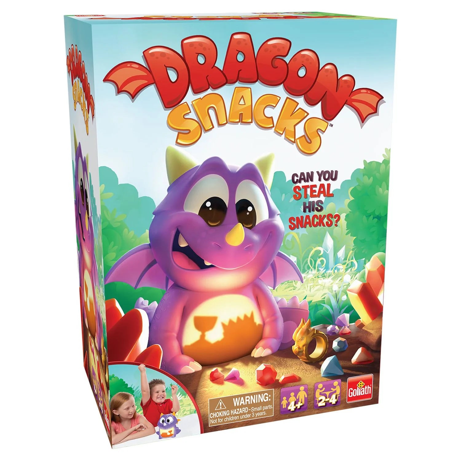 Dragon Snacks Family Game- Find the Treasure & Win, Children 4+ Years