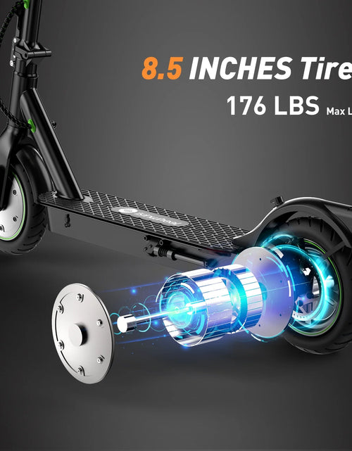 Load image into Gallery viewer, S9Pro Electric Scooter, 18.6 Mph E Scooter, up to 21 Miles Long Range 350W Electric Scooters Adults, Pneumatic Tires with Smart Scooter App
