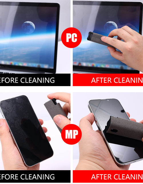 Load image into Gallery viewer, Mobile Phone Screen Cleaner Artifact Storage Integrated Mobile Phone Portable Computer Screen Cleaner Set
