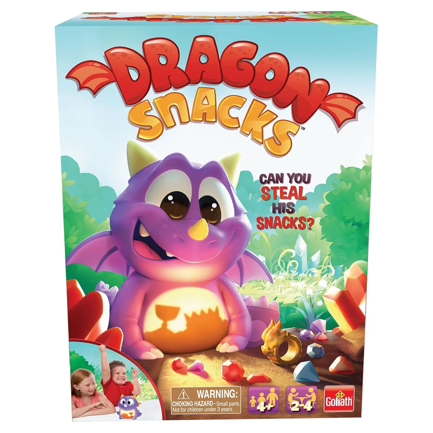 Dragon Snacks Family Game- Find the Treasure & Win, Children 4+ Years