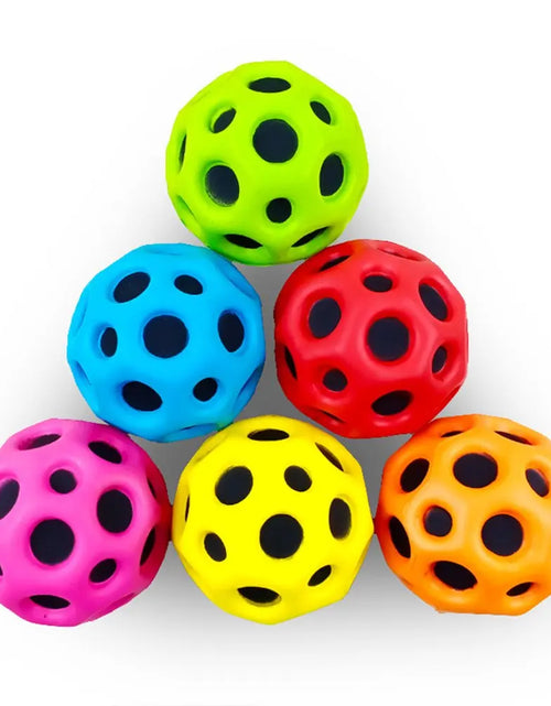 Load image into Gallery viewer, 1/3Pcs/Lot High Bounce Moon Ball Interaction Bouncy Ball Soft Flash Ball Jumping Rubber Ball for Children Kids Outdoor Beach Toy
