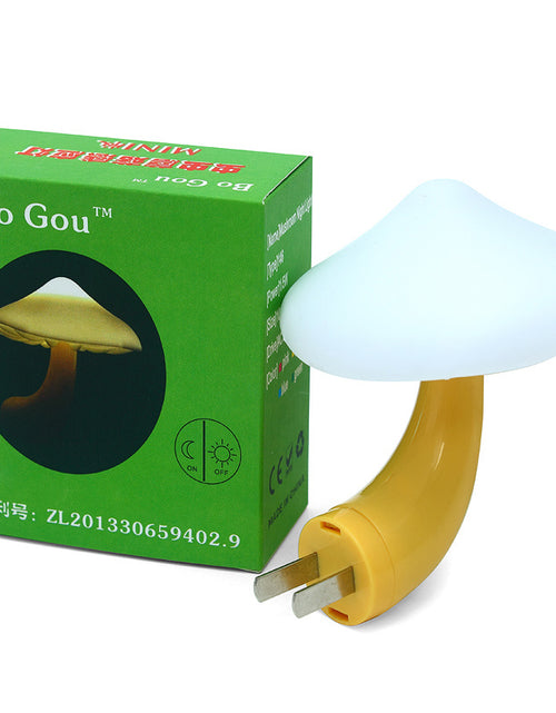 Load image into Gallery viewer, LED Night Lights Mushroom Shape Automatic Sensor Toilet Bedroom Decor Wall Lamps Light-Control Sensor Bedroom Light
