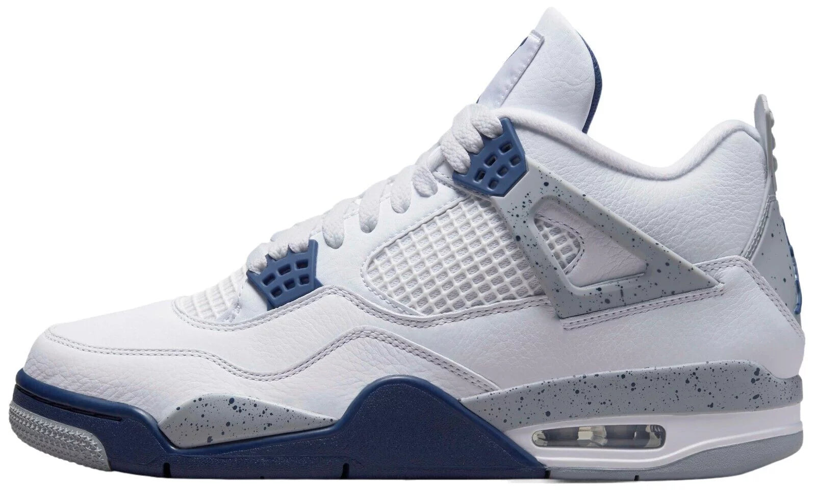 Men'S  4 Retro "Midnight Navy" White/Midnight Navy (DH6927 140) - 13