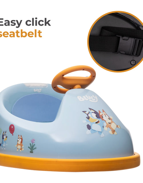 Load image into Gallery viewer, 6V Bumper Car, Battery Powered Ride on Toy with Remote for Kids Ages 1.5+, Blue
