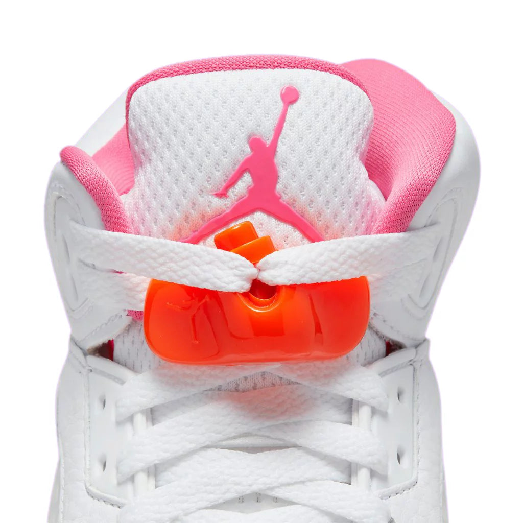 Big Kid'S  5 Retro White/Pinksicle-Safety Orange (440892 168) - 6