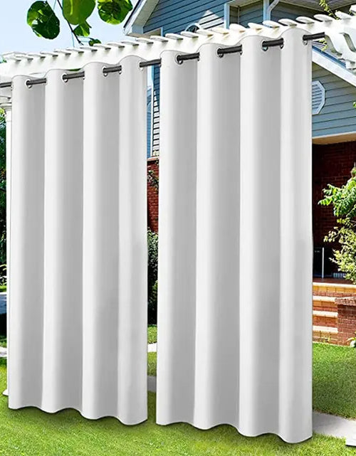 Load image into Gallery viewer, Privacy Outdoor Curtains Waterproof Garden Uv Exterior Curtain Street Gazebo Curtain for Patio Porch Pergola Terrace Cabana Pool
